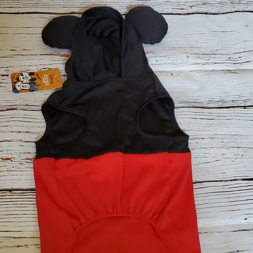 HOST PICK 🎉 🆕️ DISNEY MICKEY MOUSE DOG OUTFIT ❤️🖤🐶